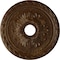 Ekena Millwork Palmetto Ceiling Medallion (Canopies up to 5"), 20 7/8"OD x 3 5/8"ID x 1 5/8"P, Root Beer Crackle CM20PMRBC - alternate 1
